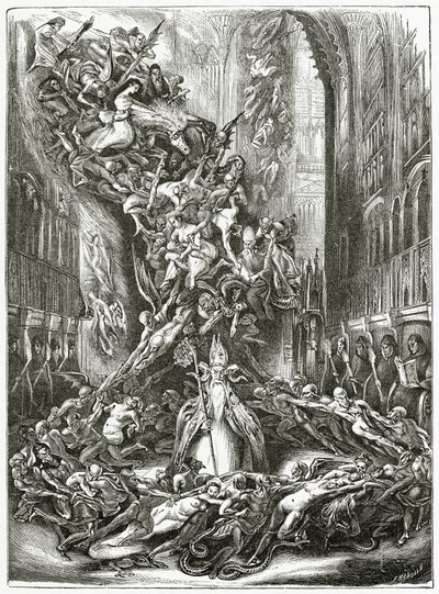 La Ronde du Sabbat, 19. Jahrhundert von Louis Boulanger